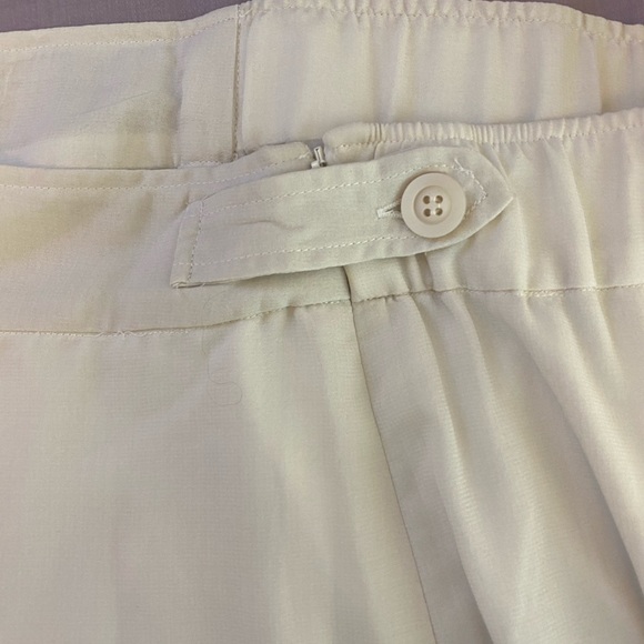 Soft Surroundings White Floretta Border Skirt - Picture 6 of 6